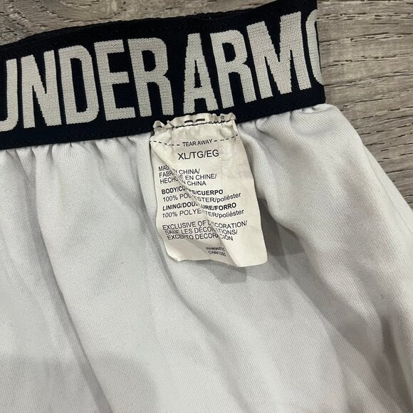 Under Armour Reversible Tech Mesh Shorts (Black/White) - Picture 7 of 8